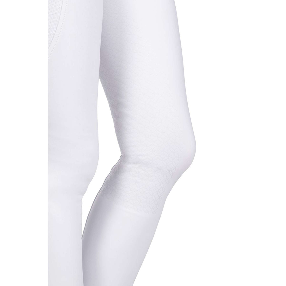 HKM Legging d'Équitation Lisa Full Grip Blanc