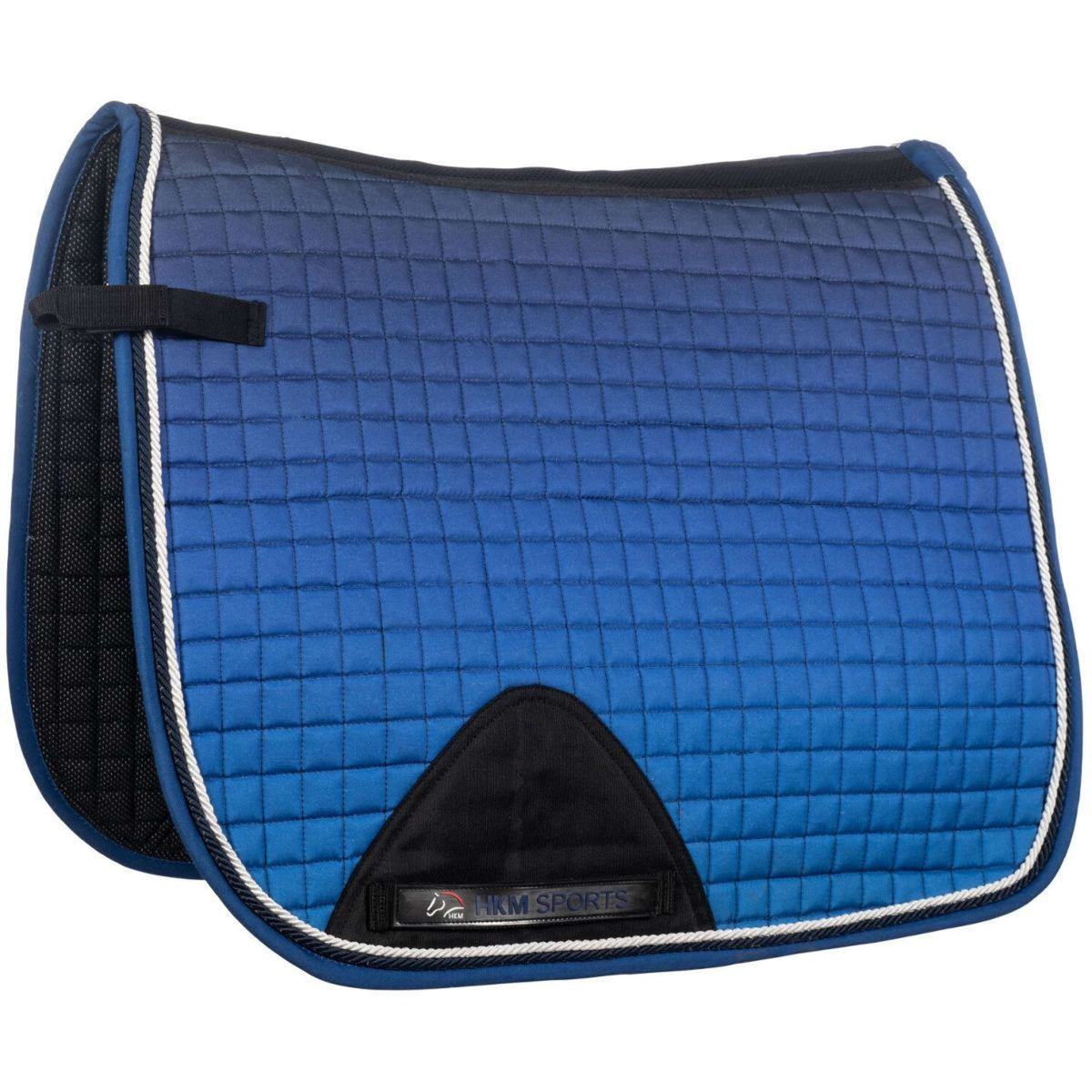 HKM Tapis de Selle Essentials Ombre Dressage Bleu foncé/Bleu