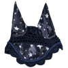 HKM Hobby Horsing Bonnet Anti-Mouches Print Marin