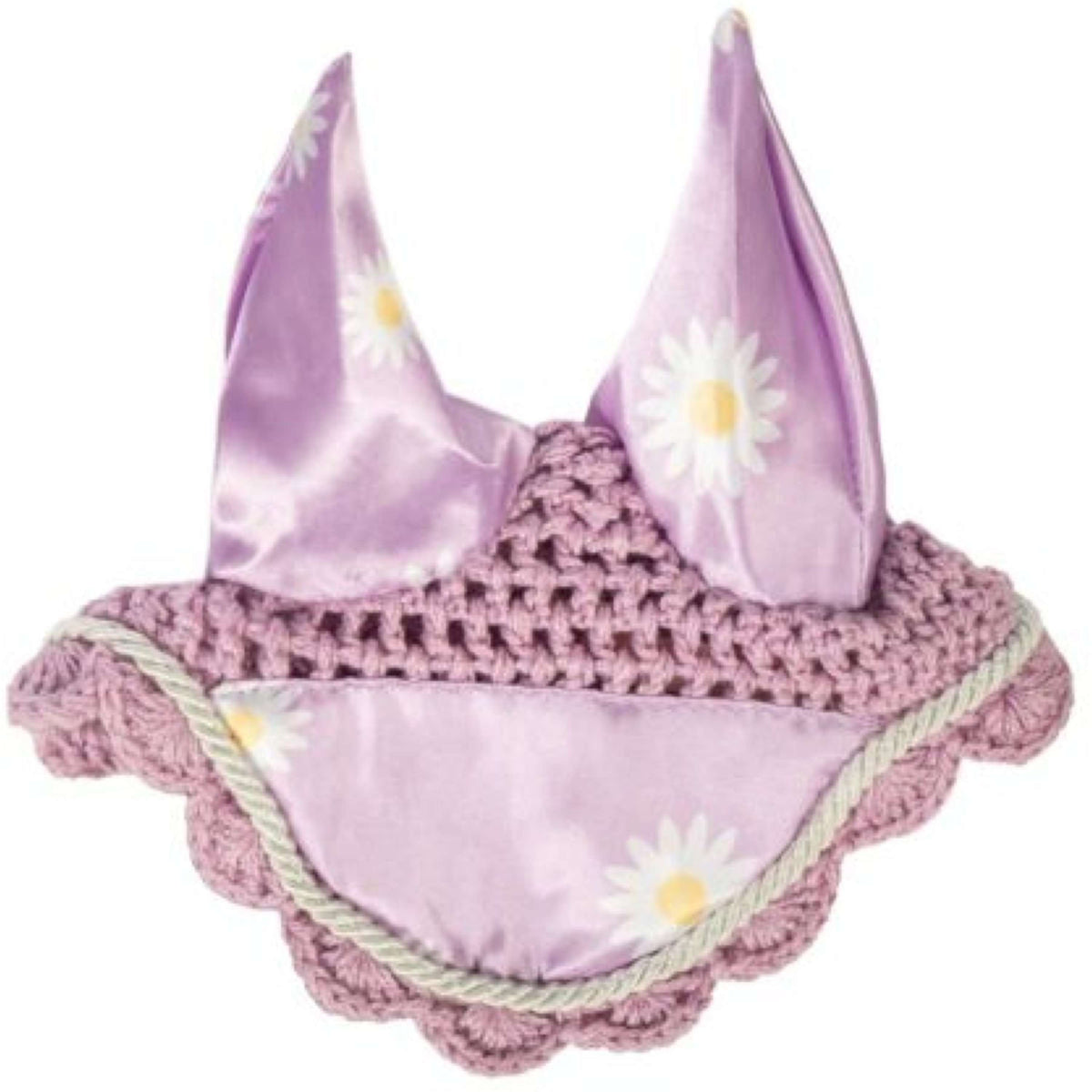 HKM Bonnet Anti-Mouches Hobby Horsing Print Camomille Violet