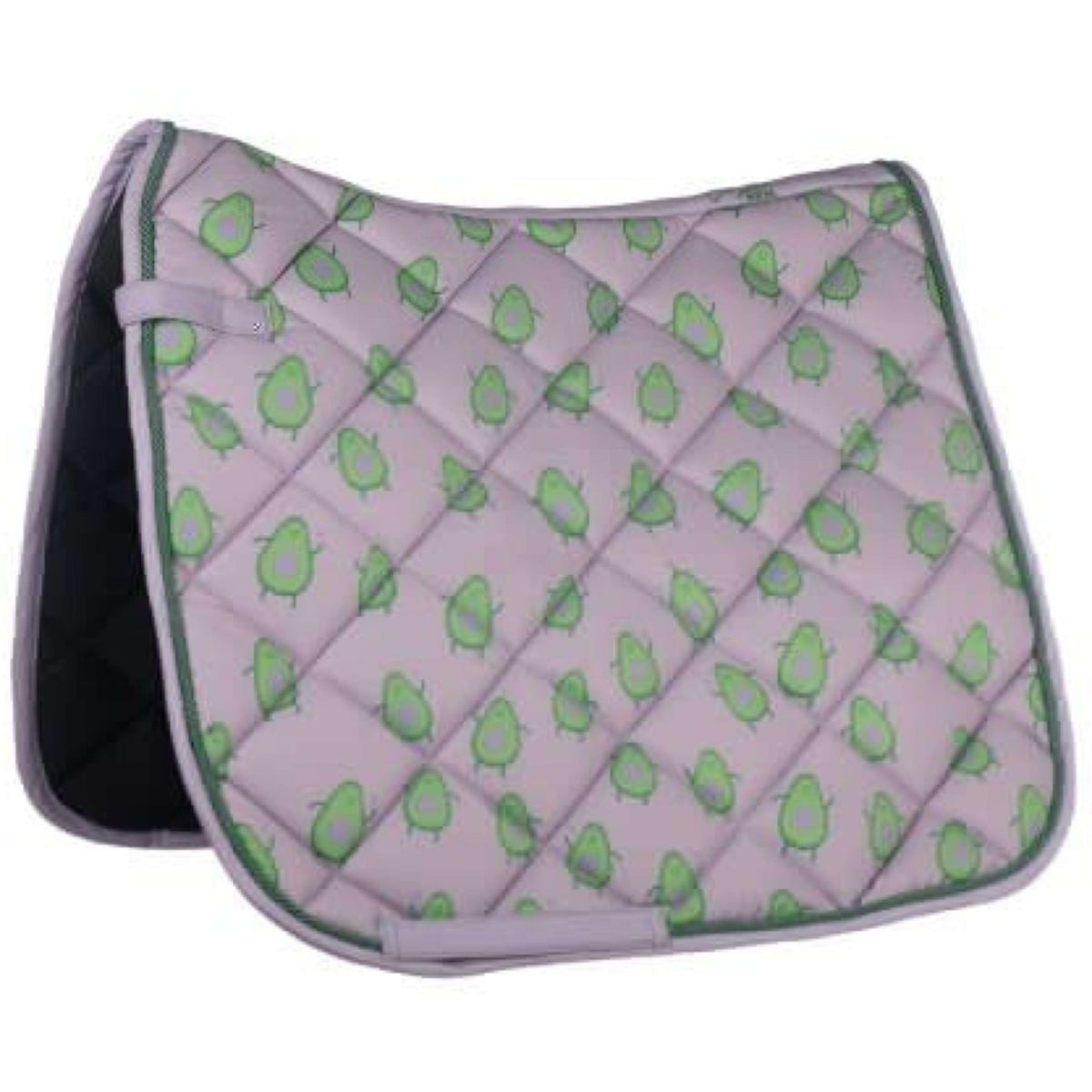 HKM Tapis de Selle Naples Dressage Lilas/Vert