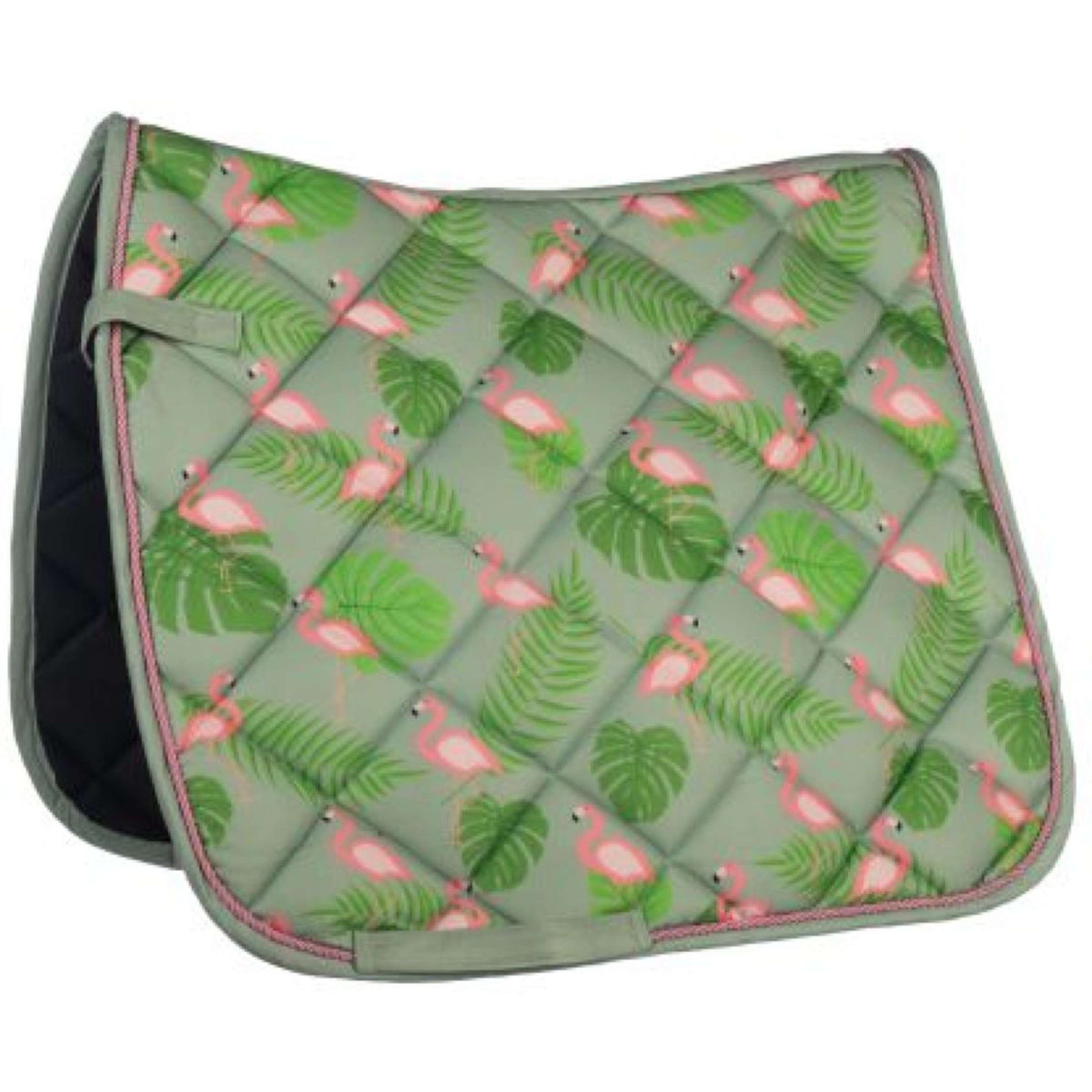 HKM Tapis de Selle Naples Dressage Vert/Rose HKM Tapis de Selle Naples Dressage Vert/Rose