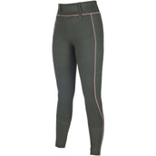 HKM Legging d'Équitation Juna Full Grip Gris Vert