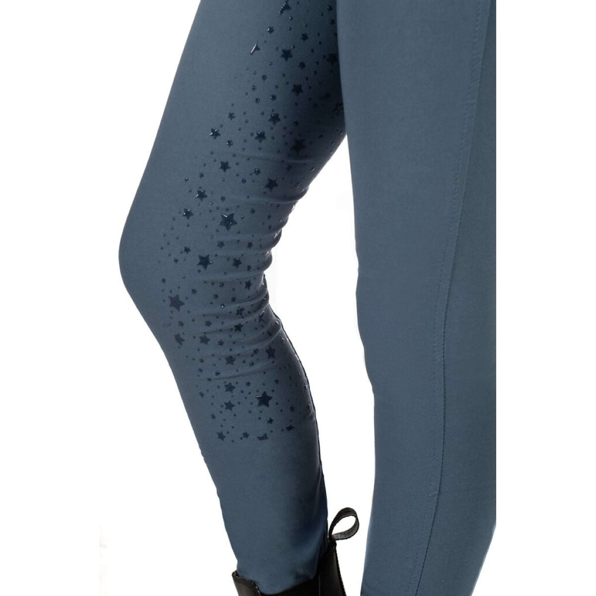 HKM Legging d'Équitation Pony Dream II Full Grip Bleu Fumeé