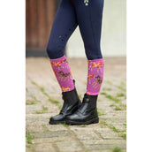 HKM Chaussettes d'Équitation Pony Club Rose
