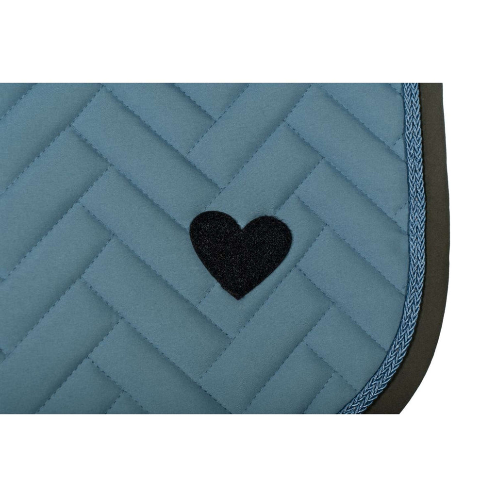 HKM Tapis de Selle Nele Dressage Bleu Fumeé