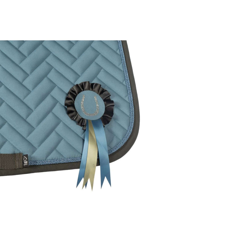 HKM Tapis de Selle Nele Dressage Bleu Fumeé