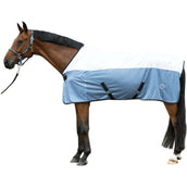 HKM Couverture Anti-Mouches Colourful Bleu Fumeé