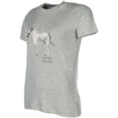 HKM T-Shirt Sparkle Gris Mélangé