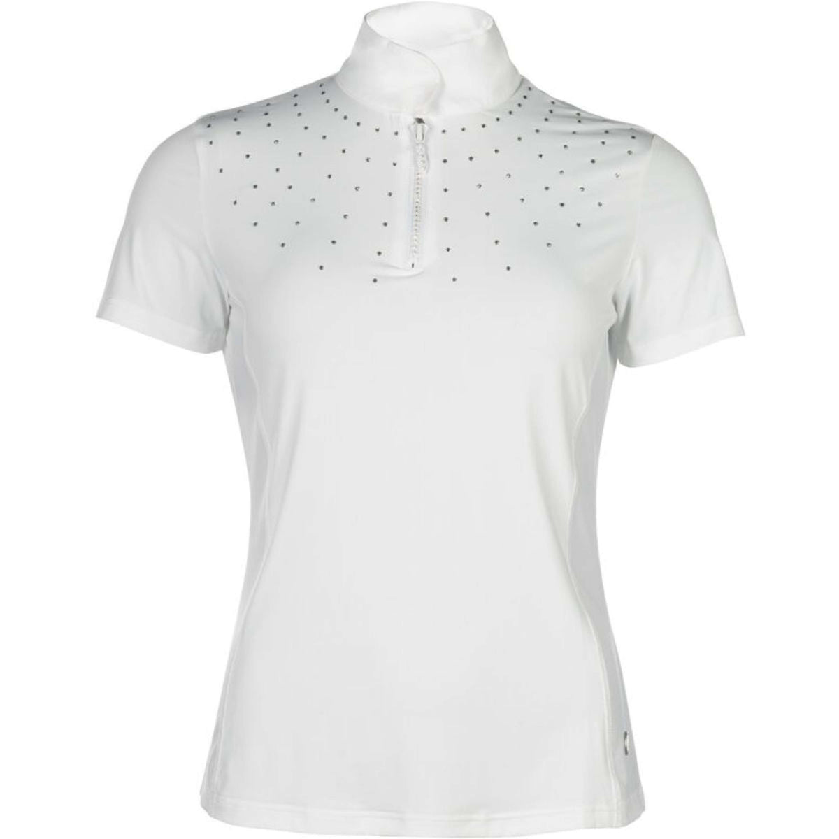 HKM T-shirt de Concours Skadi Blanc