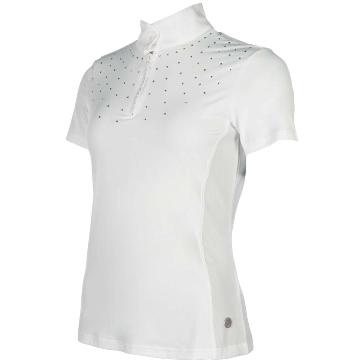 HKM T-shirt de Concours Skadi Blanc