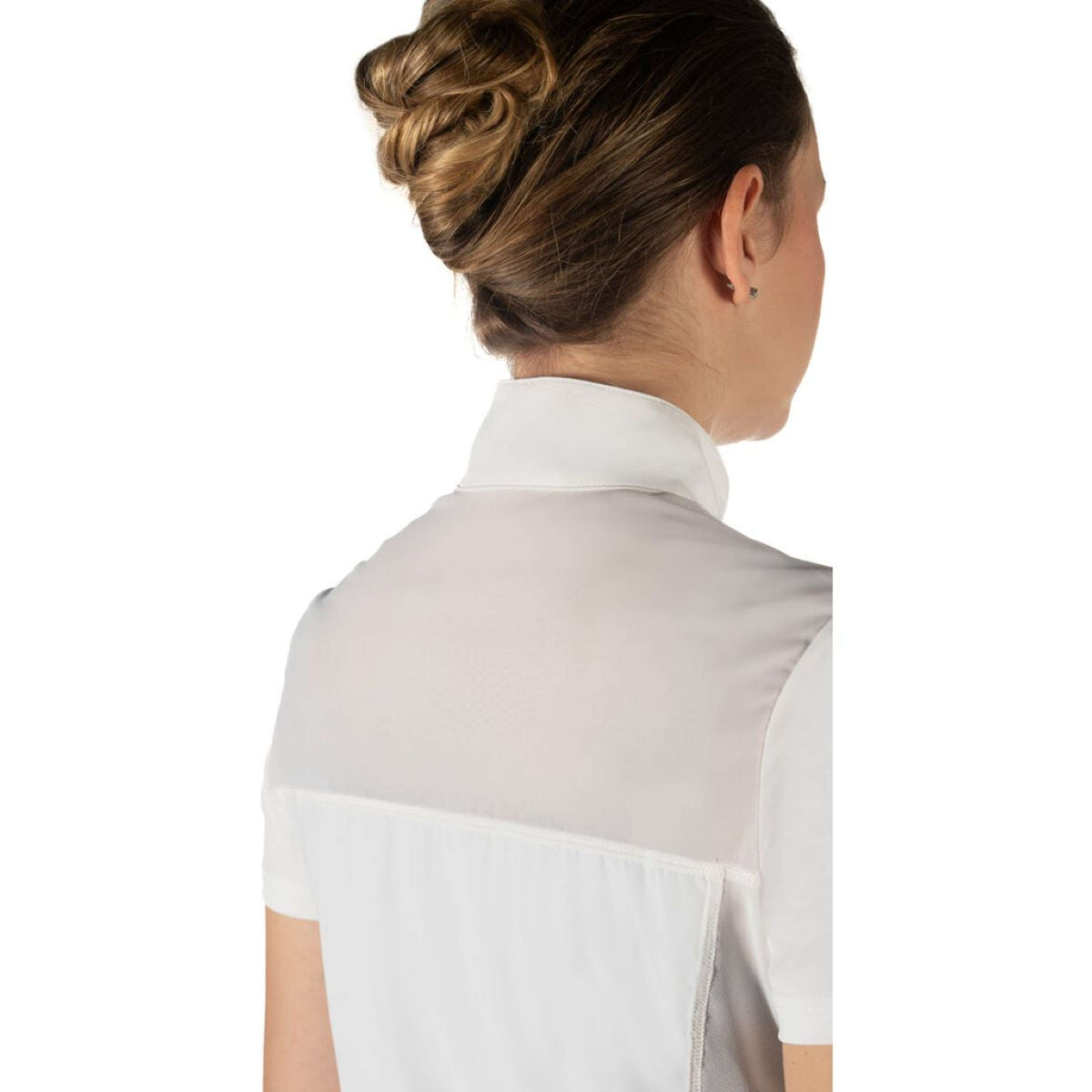 HKM T-shirt de Concours Skadi Blanc