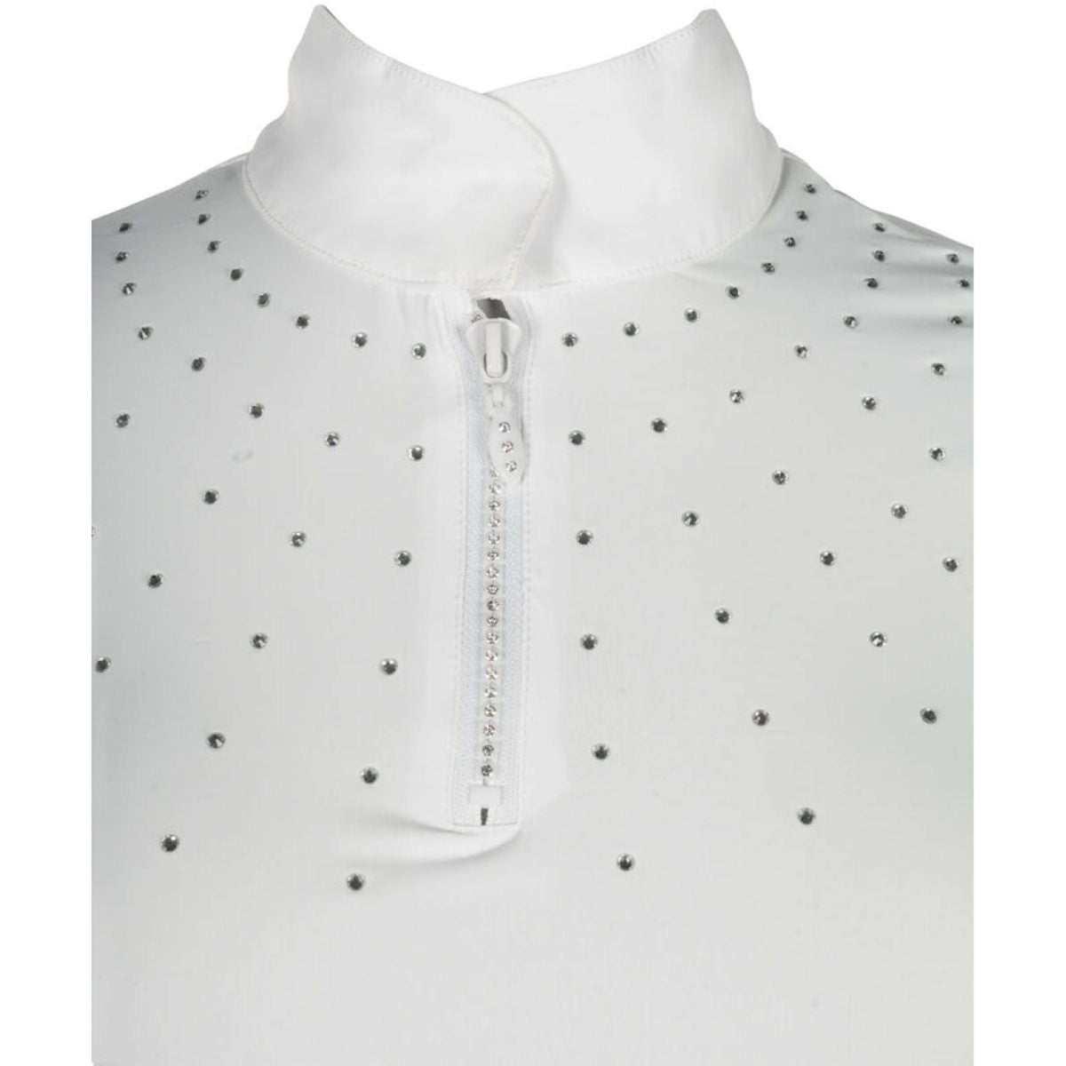 HKM T-shirt de Concours Skadi Blanc