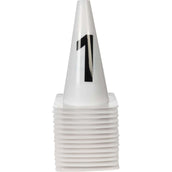 HKM Numéros d'obstacles Hobby Horsing Blanc