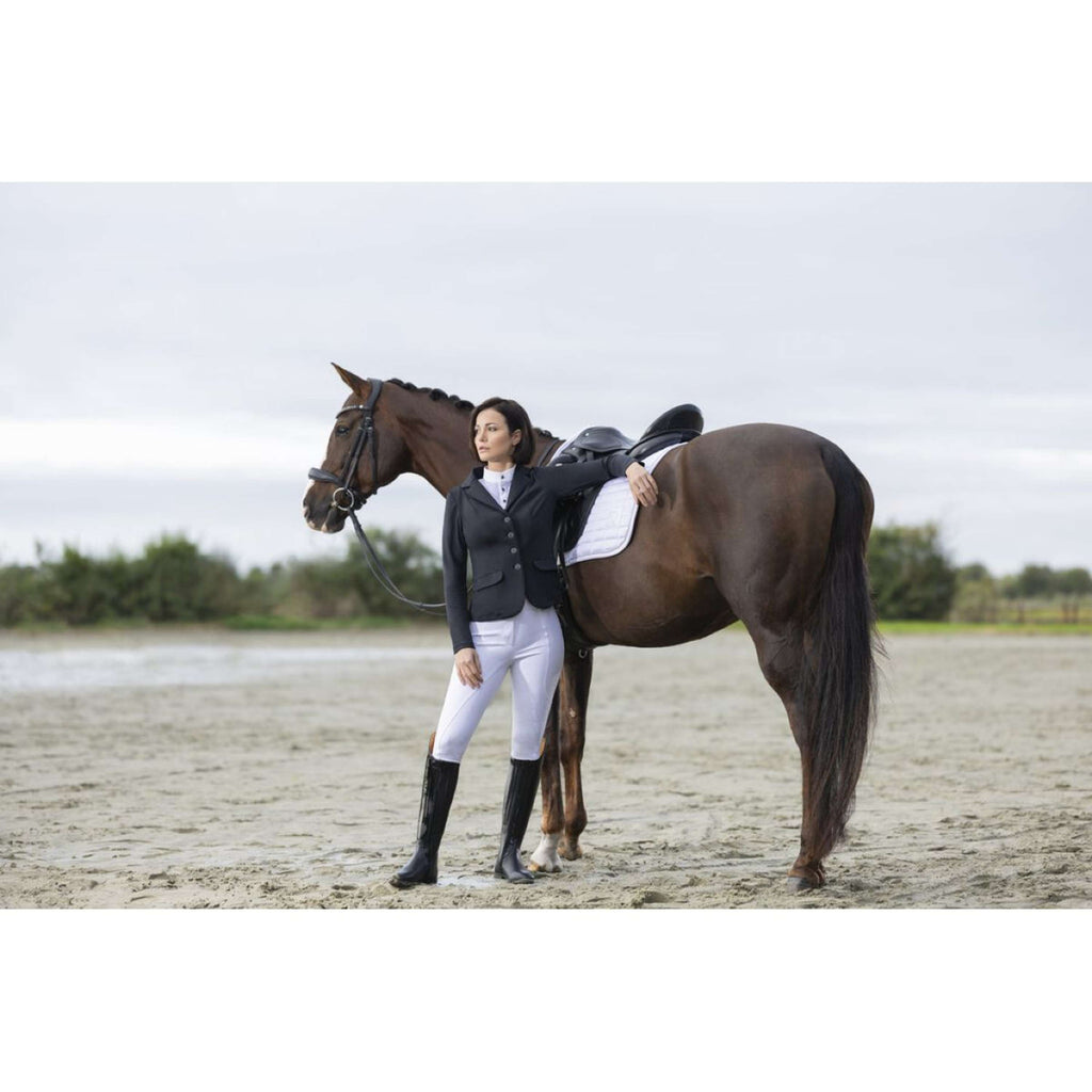 HKM Tapis de Selle Amalfi Competition Dressage Blanc