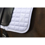 HKM Tapis de Selle Amalfi Competition Dressage Blanc