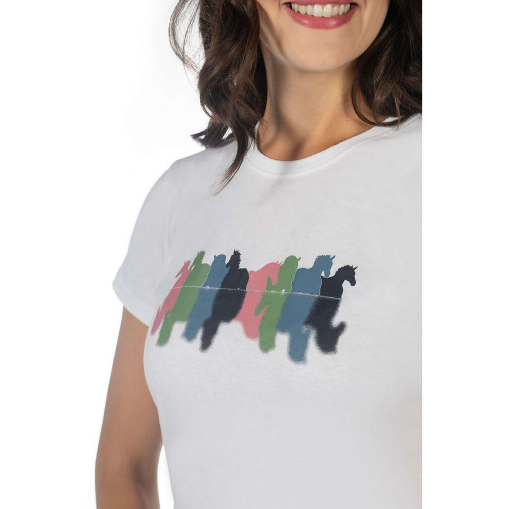 HKM T-Shirt Mirror Blanc