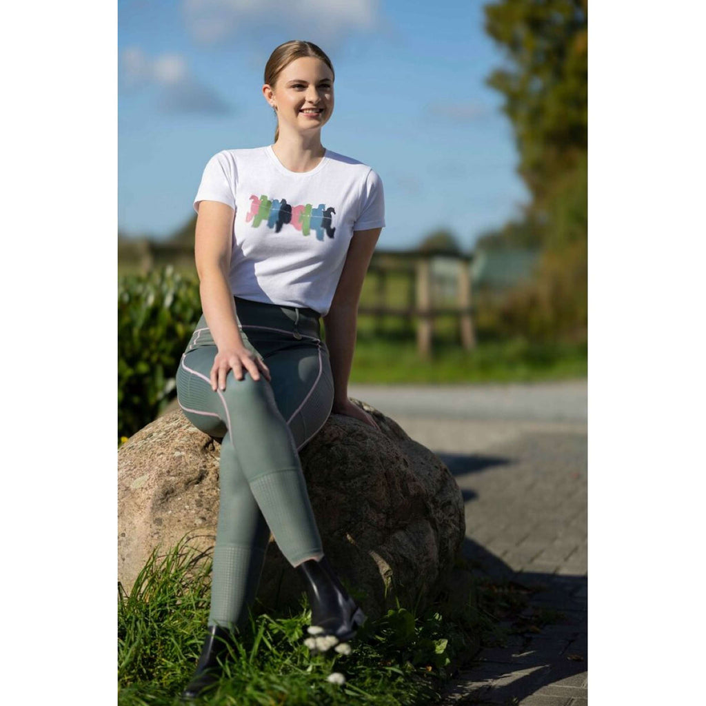 HKM T-Shirt Mirror Blanc