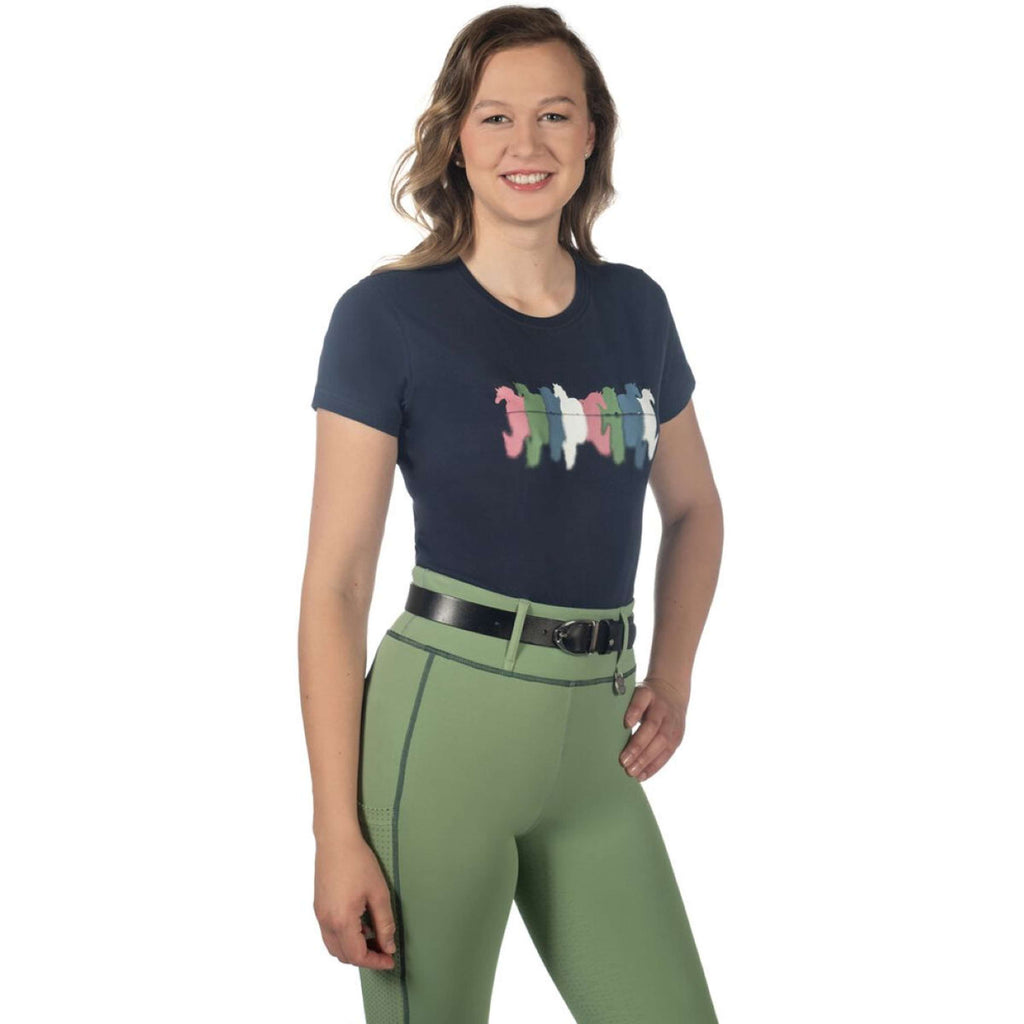 HKM T-Shirt Mirror Bleu foncé