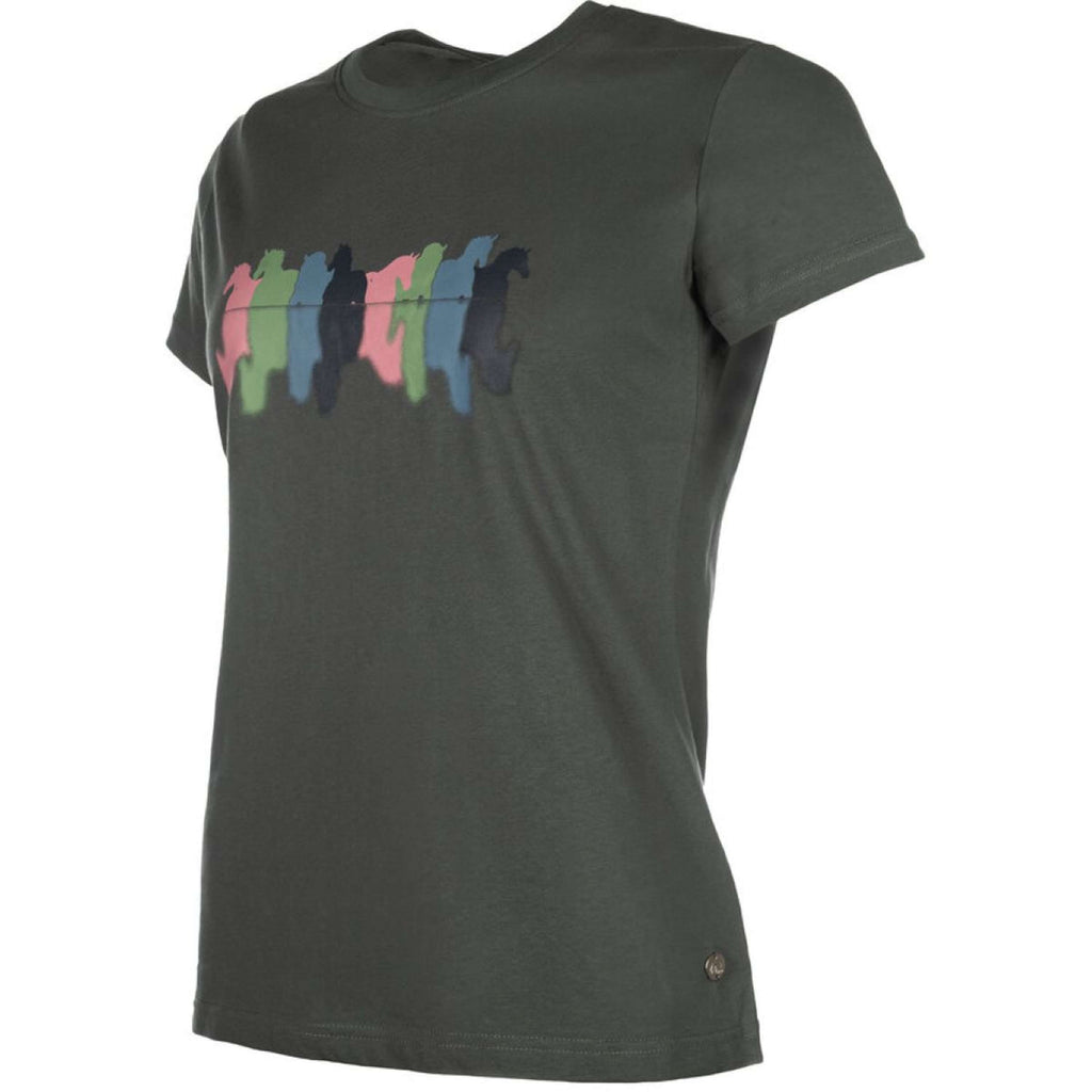 HKM T-Shirt Mirror Gris Vert