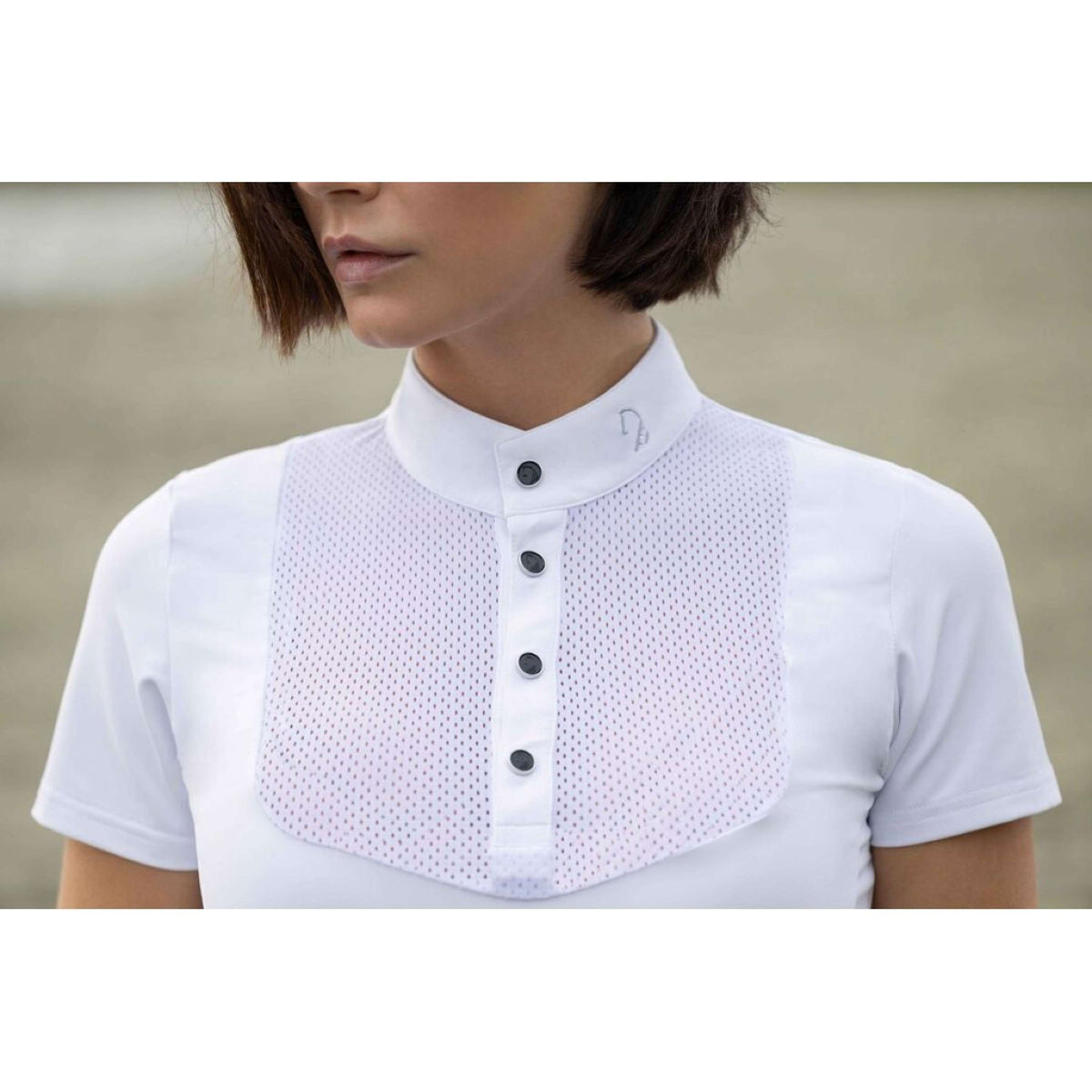 HKM T-shirt de Concours Amalfi Blanc