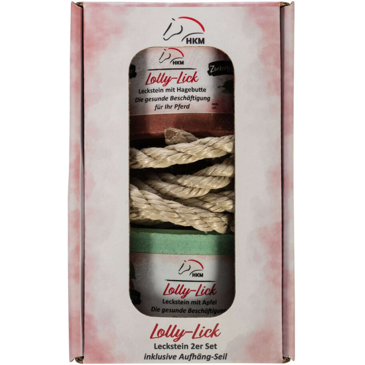 HKM Pierre à Lécher Lolly Lick Jeu de 2 Églantier/Pomme