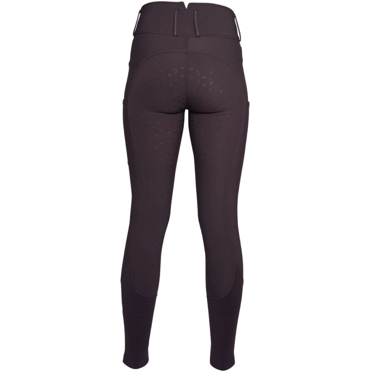 HKM Pantalon d'Équitation Arezzo Full Grip Marron foncé