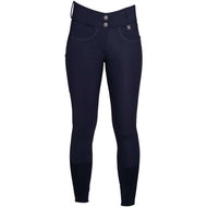 HKM Pantalon d'Équitation Arezzo Full Grip Bleu Foncé