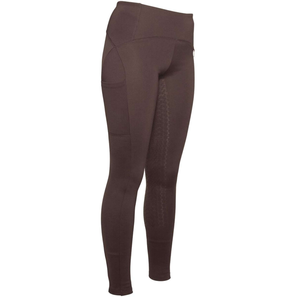 HKM Legging d'Équitation Arezzo Full Grip Marron foncé
