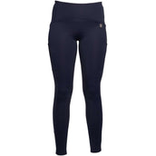 HKM Legging d'Équitation Arezzo Full Grip Bleu Foncé