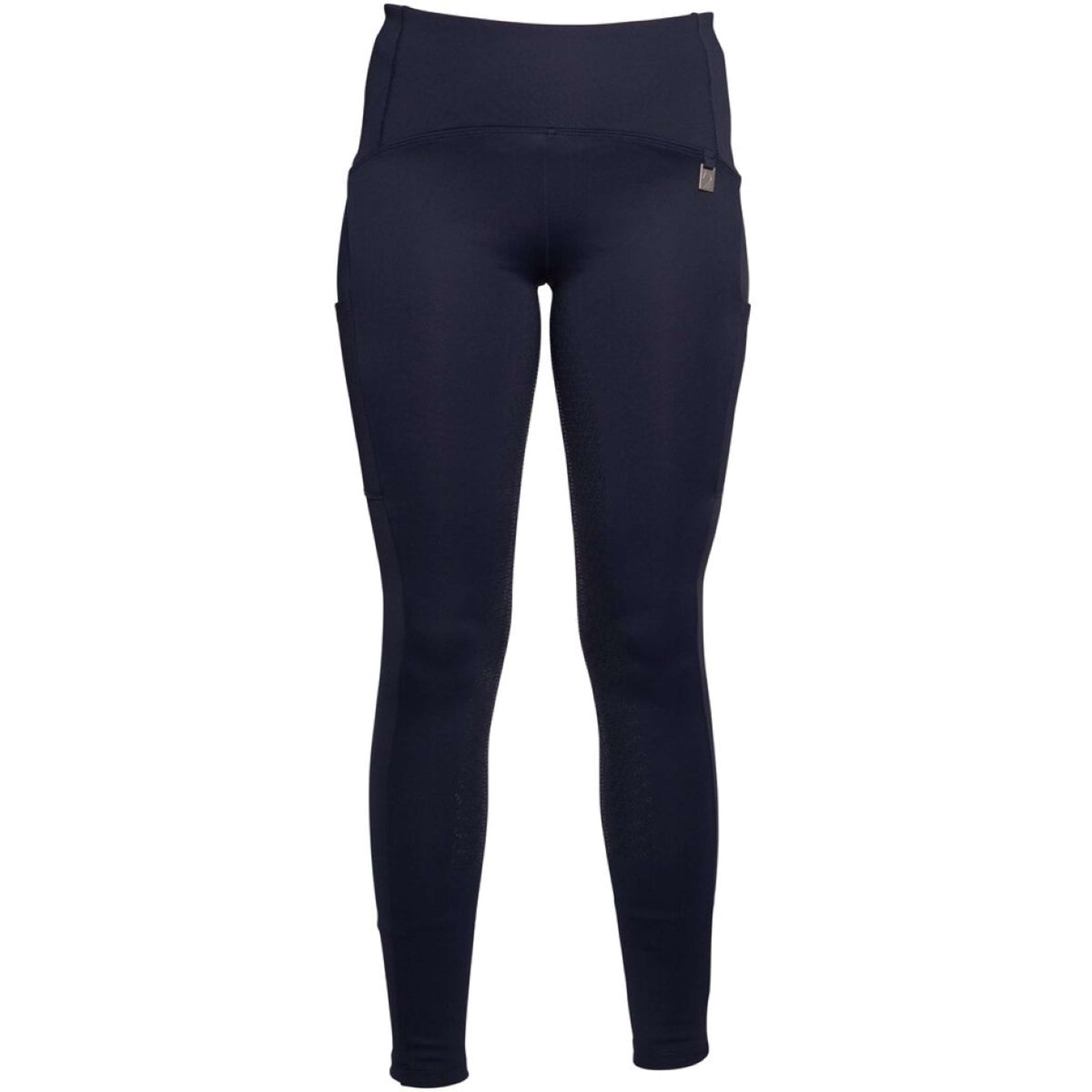 HKM Legging d'Équitation Arezzo Full Grip Bleu Foncé
