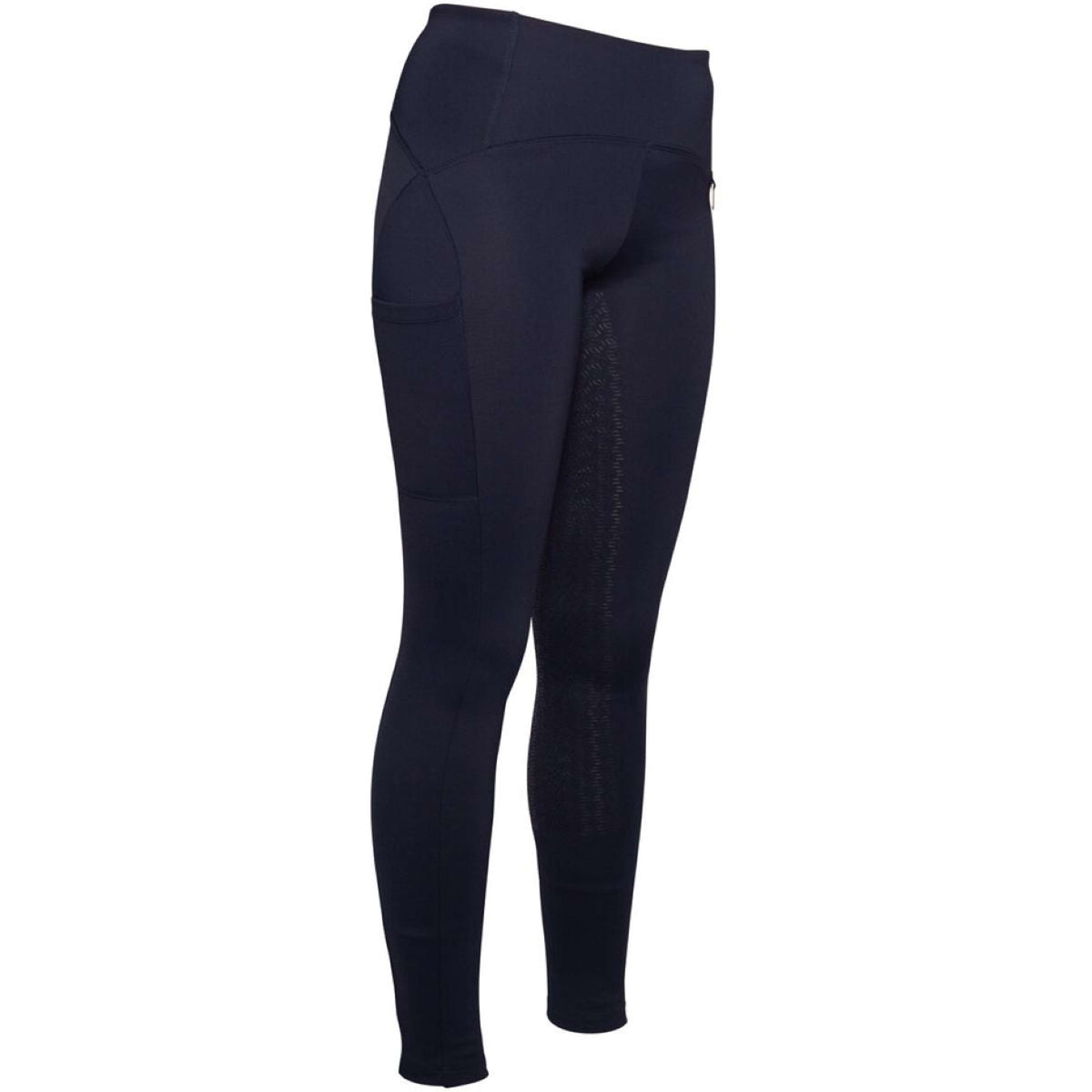 HKM Legging d'Équitation Arezzo Full Grip Bleu Foncé