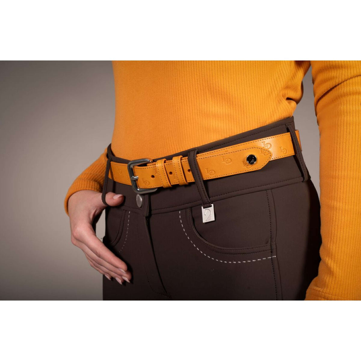 HKM Ceinture Arezzo Moutarde
