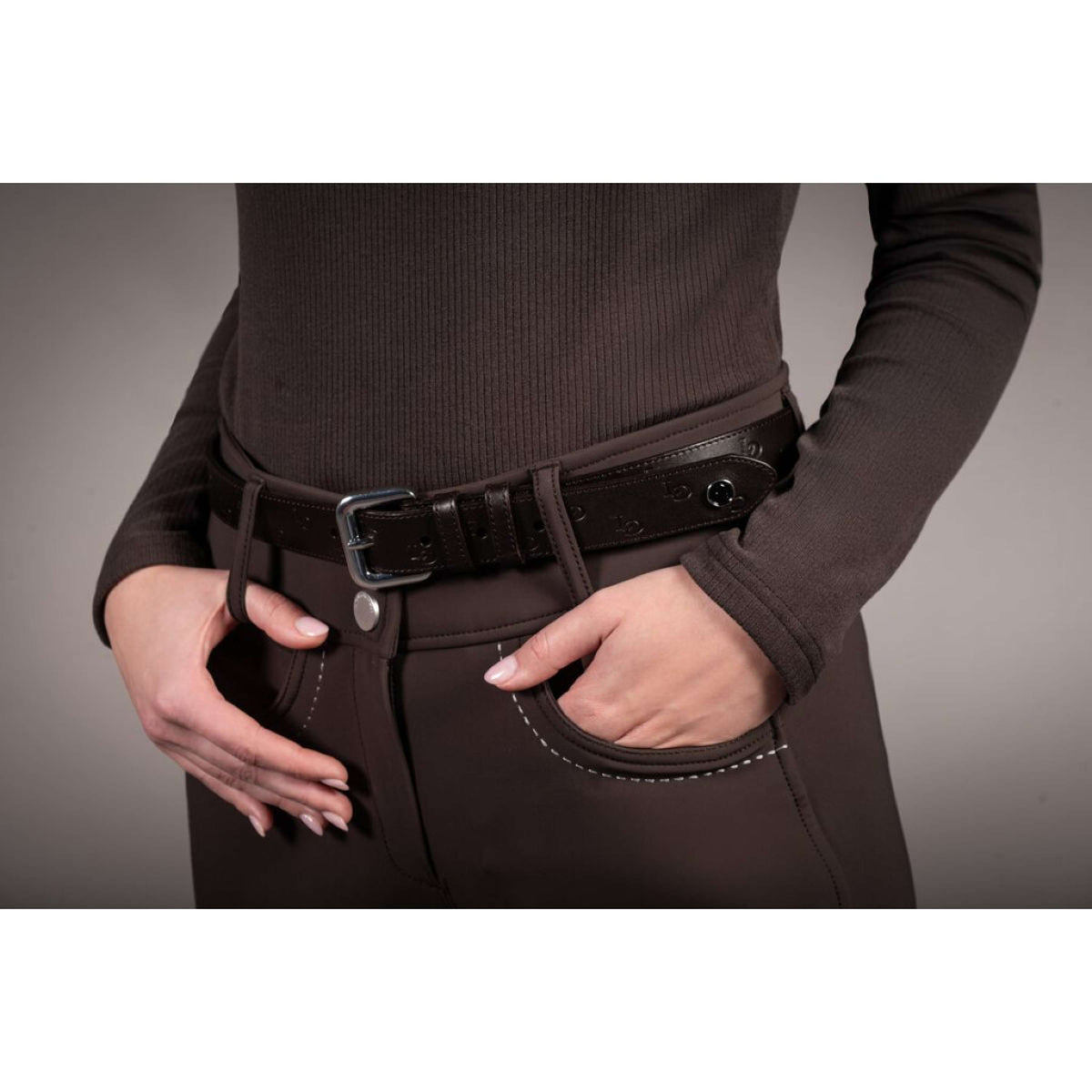 HKM Ceinture Arezzo Marron foncé