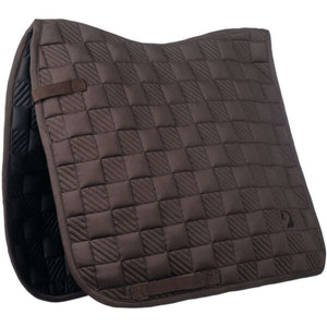 HKM Tapis de Selle Arezzo Sporty Dressage Marron foncé