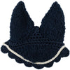 HKM Hobby Horsing Bonnet Anti-Mouches Teddy Bleu Foncé