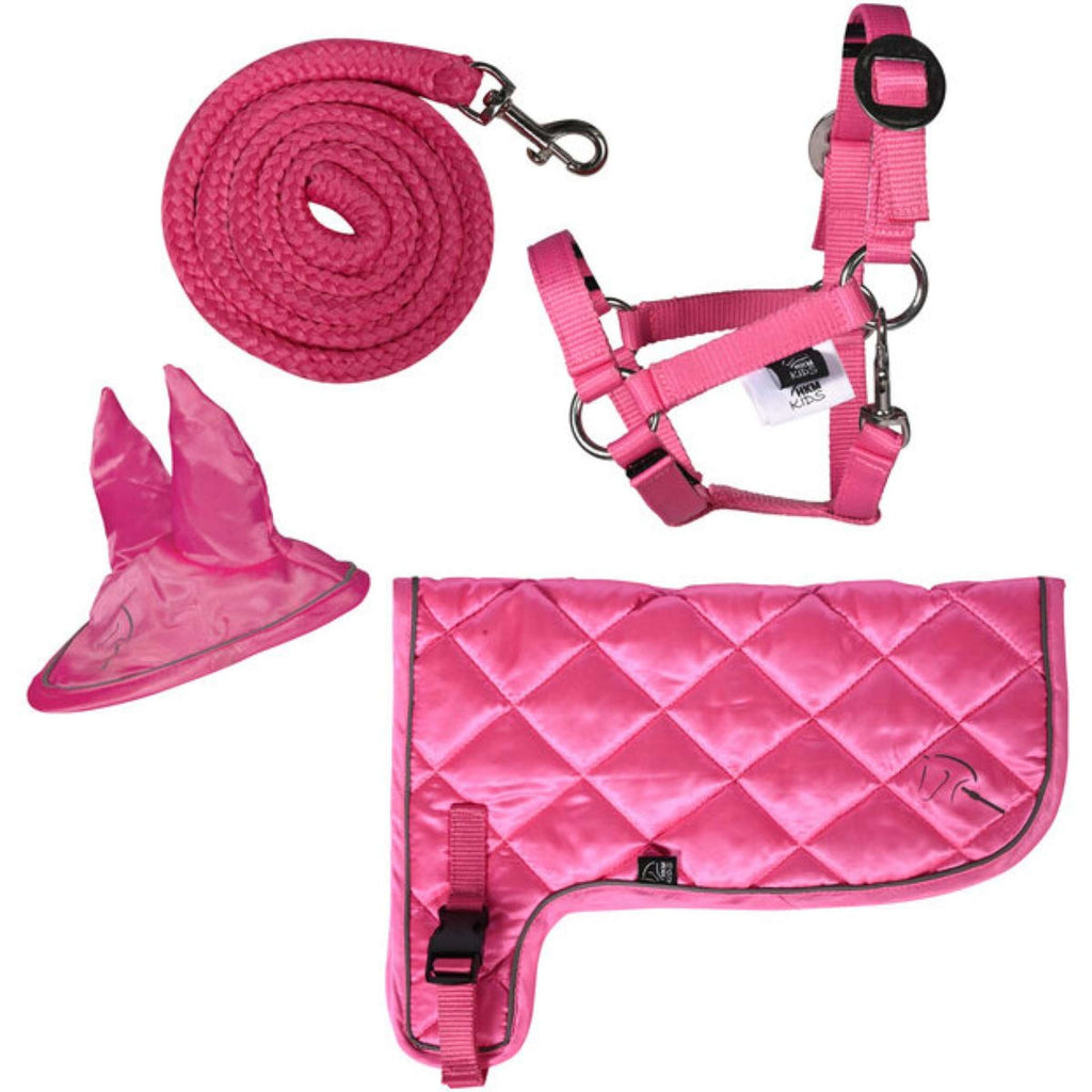 HKM Hobby Horsing Ensemble Néon Rose