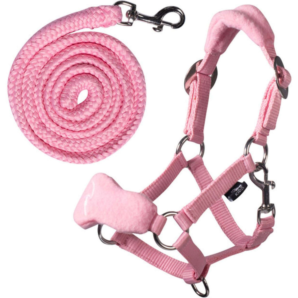 HKM Hobby Horsing Licol en polaire Rose