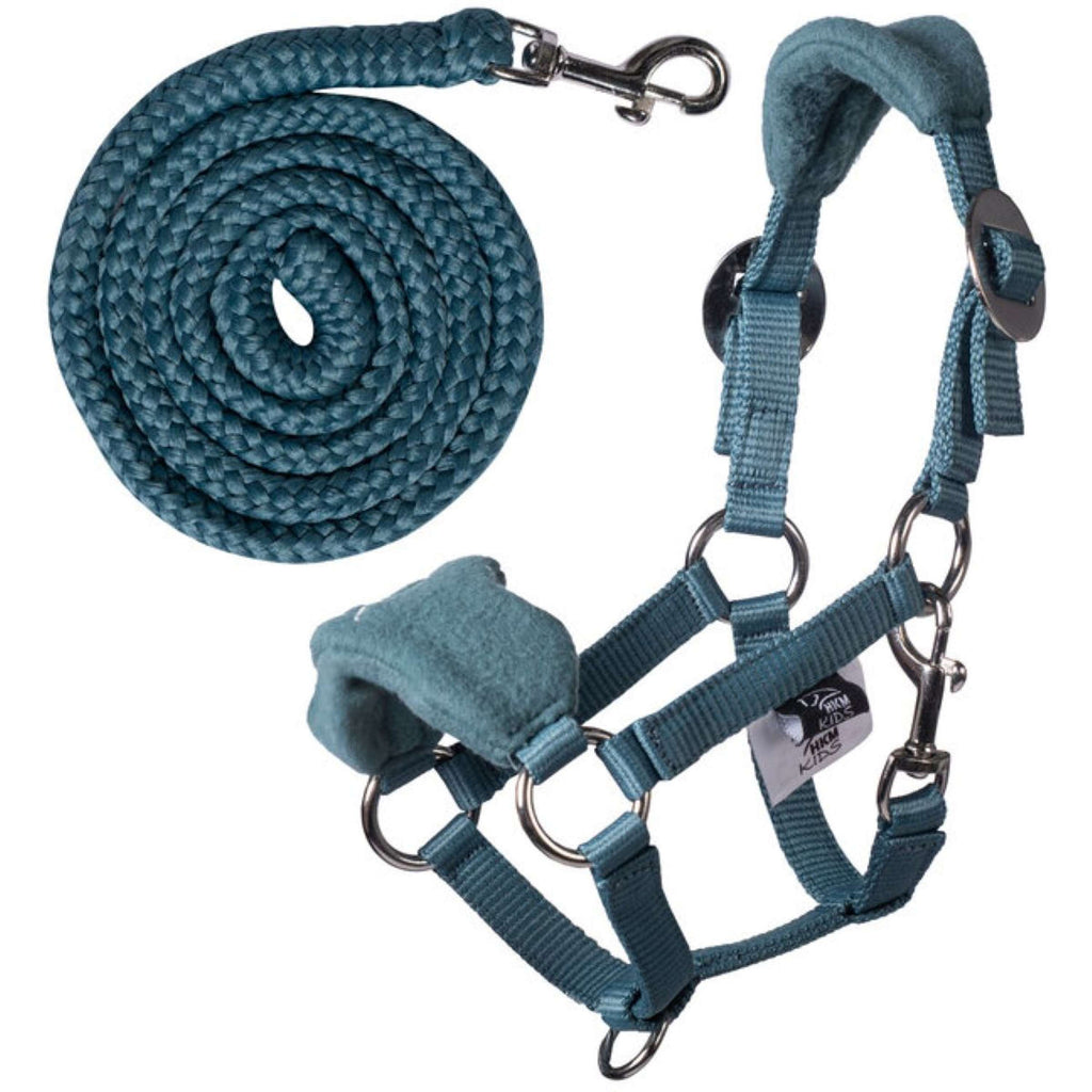 HKM Hobby Horsing Licol en polaire Turquoise