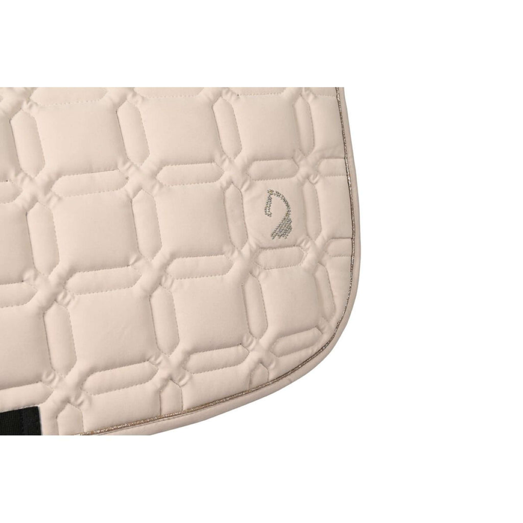 Lauria Garrelli Tapis de Selle Limone Elegant Dressage Gris/Beige