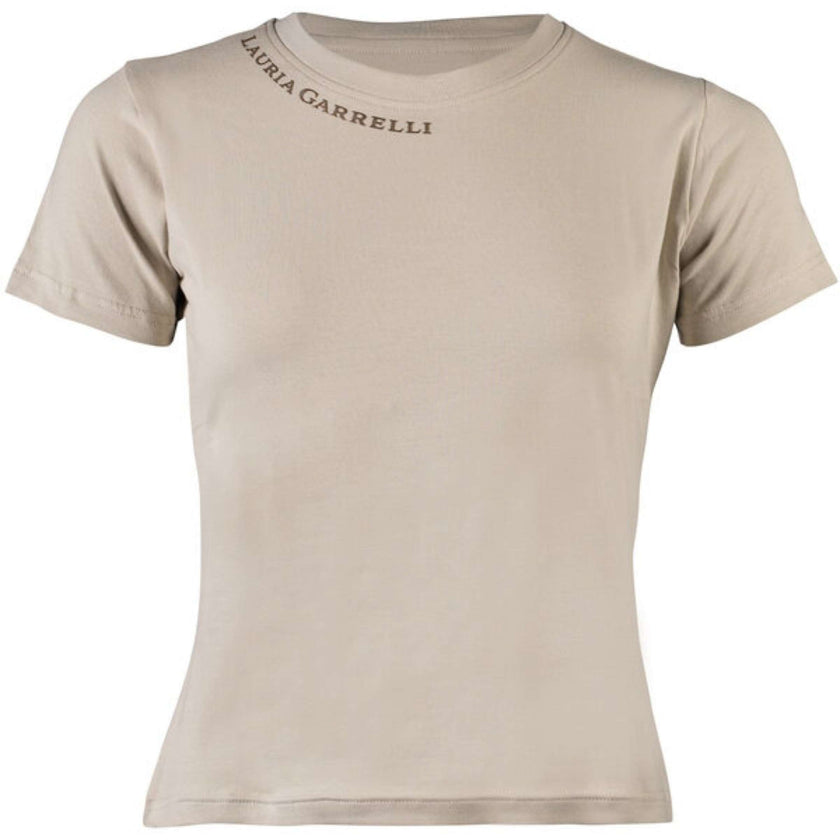 Lauria Garrelli T-Shirt Limone Gris/Beige Lauria Garrelli T-Shirt Limone Gris/Beige