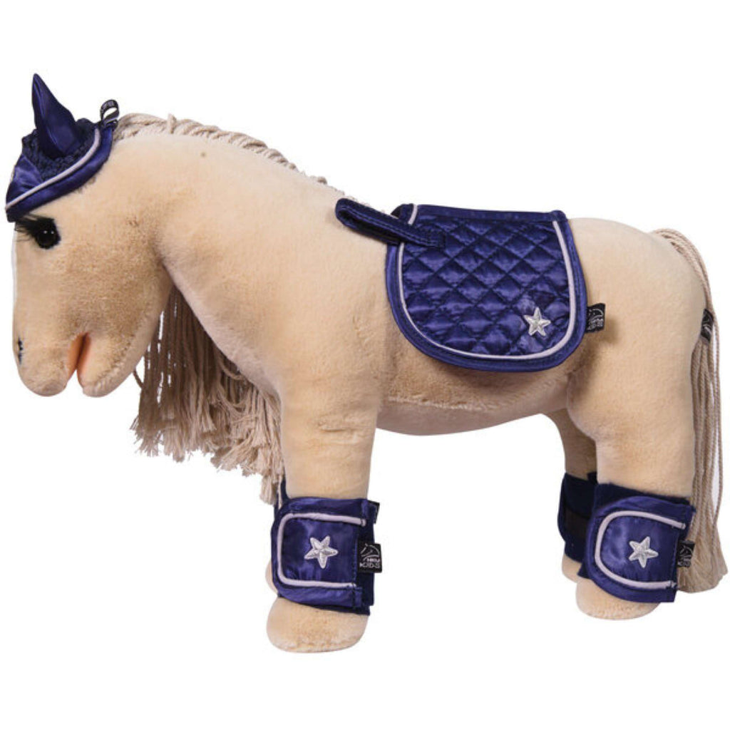 HKM Jouet Cuddle Horse Bleu foncé