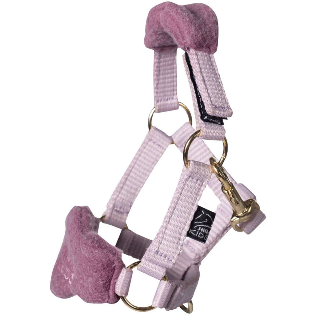 HKM Ensemble Licol Cuddle Horse Rose clair