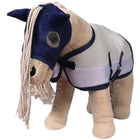 HKM Masque Anti-Mouches Cuddle Horse Gris/Bleu