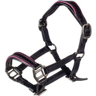 HKM Hobby Horsing Licol en Cuir Noir/Rose