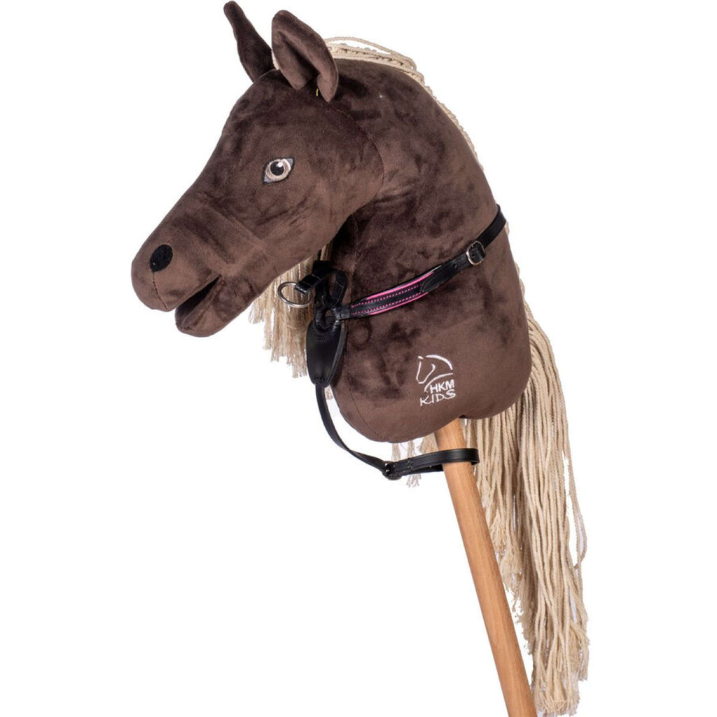HKM Hobby Horsing Martingale Noir/Rose