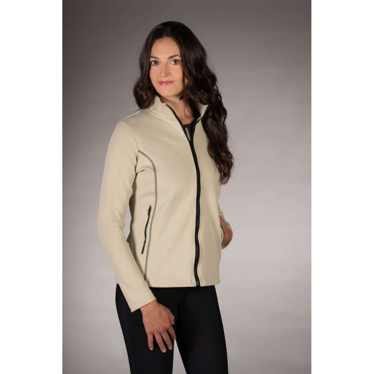 Lauria Garrelli Veste Polaire Limone Gris/Beige