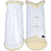 HKM Bottes de Dressage Comfort Vernis Blanc