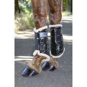 HKM Bottes de Dressage Comfort Vernis Noir