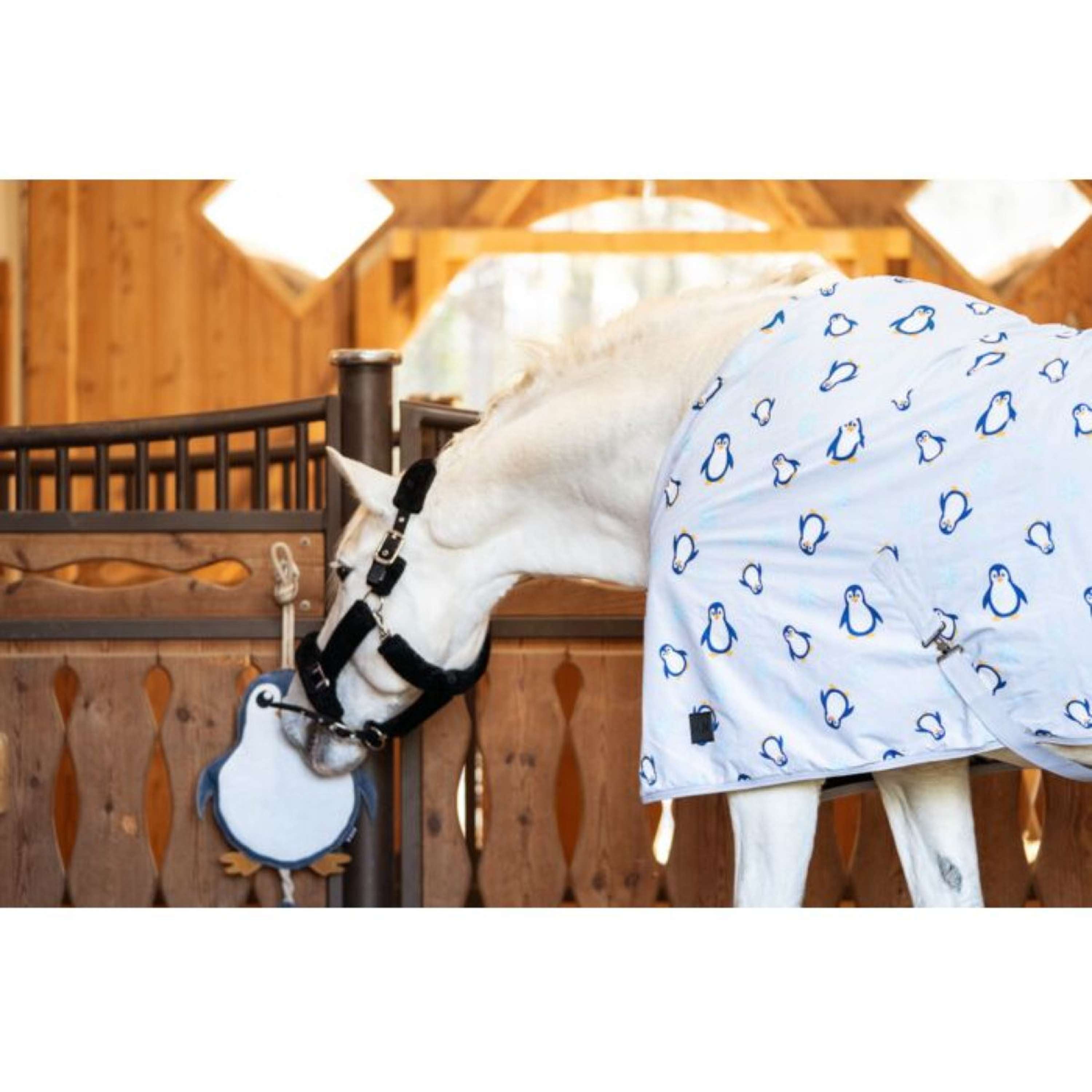HKM Couverture Refroidissante Pinguïn Gris/Bleu